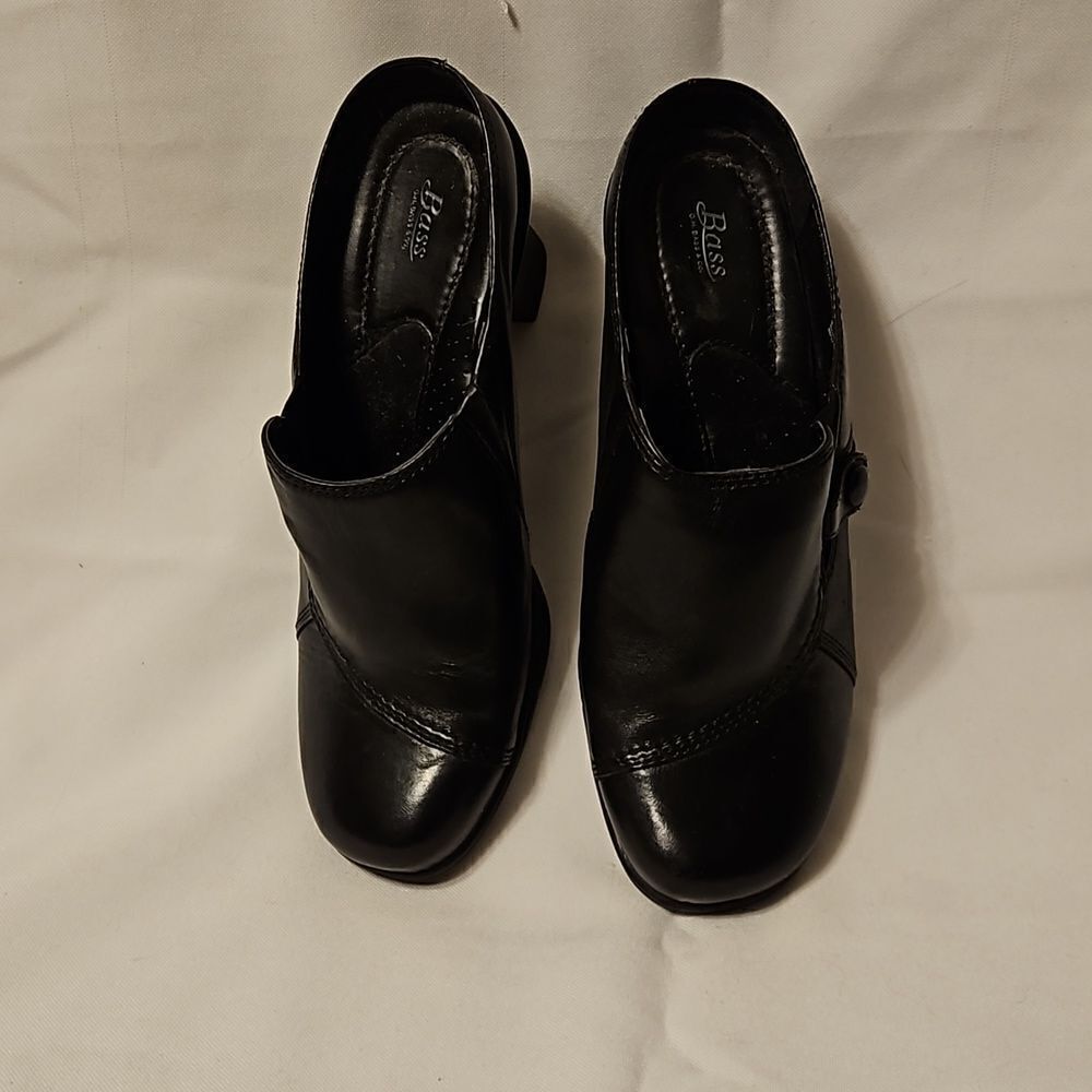 Bass slide on shoe, 7M Black
